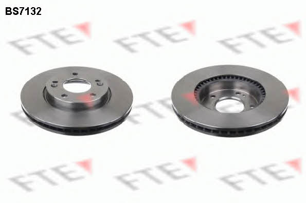 FTE BS7132 Front brake disc ventilated BS7132: Buy near me in Poland at 2407.PL - Good price!