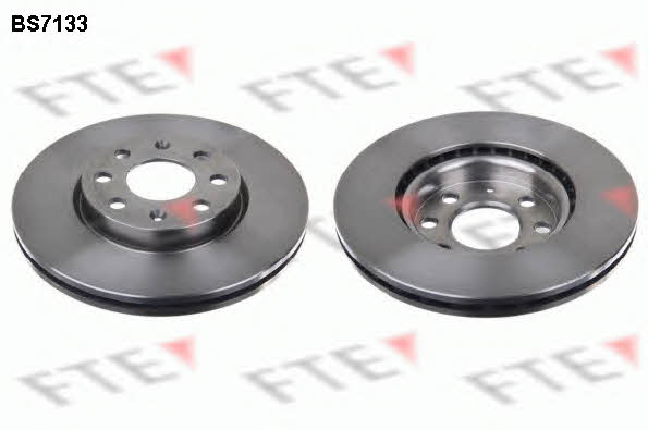 FTE BS7133 Front brake disc ventilated BS7133: Buy near me in Poland at 2407.PL - Good price!