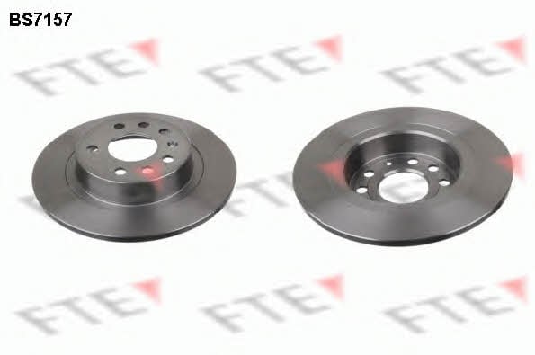 FTE BS7157 Rear brake disc, non-ventilated BS7157: Buy near me in Poland at 2407.PL - Good price!