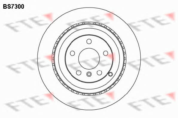 FTE BS7300 Hintere belüftete Bremsscheibe BS7300: Kaufen Sie zu einem guten Preis in Polen bei 2407.PL!