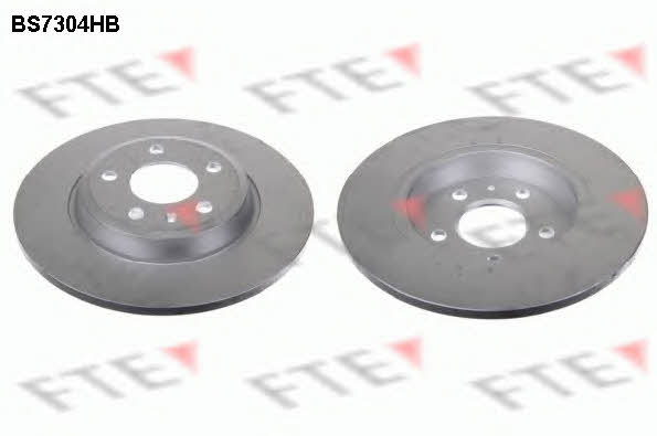 FTE BS7304HB Rear brake disc, non-ventilated BS7304HB: Buy near me in Poland at 2407.PL - Good price!
