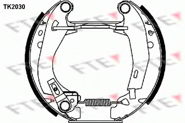 FTE TK2030 Brake shoe set TK2030: Buy near me in Poland at 2407.PL - Good price!