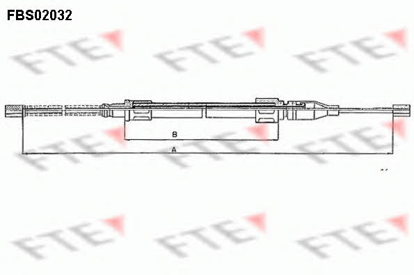 FTE FBS02032 Seilzug, feststellbremse FBS02032: Kaufen Sie zu einem guten Preis in Polen bei 2407.PL!