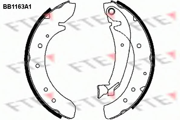 FTE BB1163A1 Brake shoe set BB1163A1: Buy near me in Poland at 2407.PL - Good price!