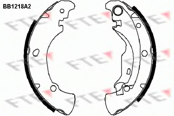 FTE BB1218A2 Brake shoe set BB1218A2: Buy near me at 2407.PL in Poland at an Affordable price!