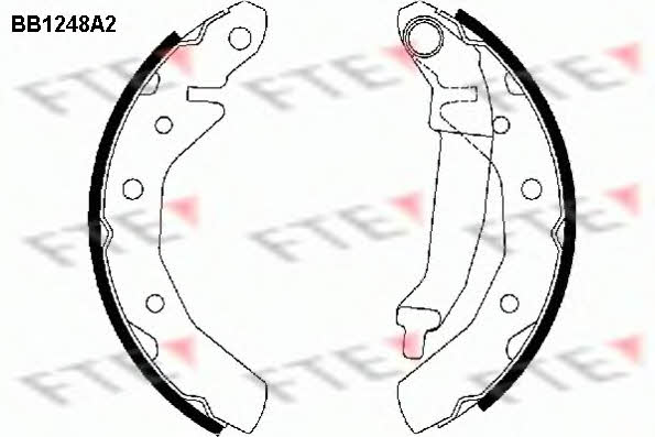 FTE BB1248A2 Brake shoe set BB1248A2: Buy near me at 2407.PL in Poland at an Affordable price!