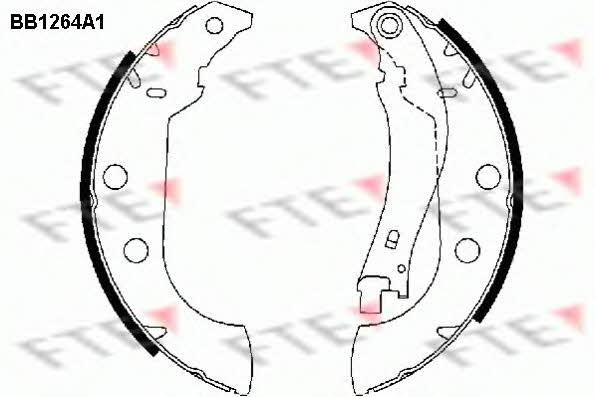 FTE BB1264A1 Brake shoe set BB1264A1: Buy near me in Poland at 2407.PL - Good price!