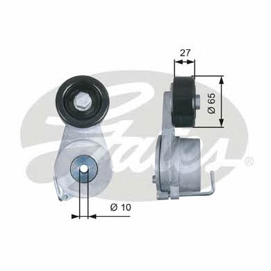 Gates V-ribbed belt tensioner (drive) roller – price 394 PLN