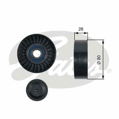 Gates V-ribbed belt tensioner (drive) roller – price 45 PLN