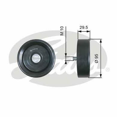 Gates V-ribbed belt tensioner (drive) roller – price 112 PLN
