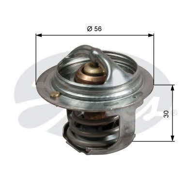 Gates TH50482G1 Thermostat, coolant TH50482G1: Buy near me in Poland at 2407.PL - Good price!
