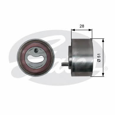 Gates T41319 Tensioner pulley, timing belt T41319: Buy near me in Poland at 2407.PL - Good price!