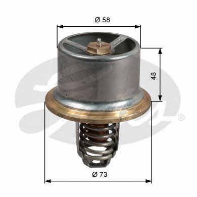 Gates TH51180G1 Thermostat, Kühlmittel TH51180G1: Kaufen Sie zu einem guten Preis in Polen bei 2407.PL!