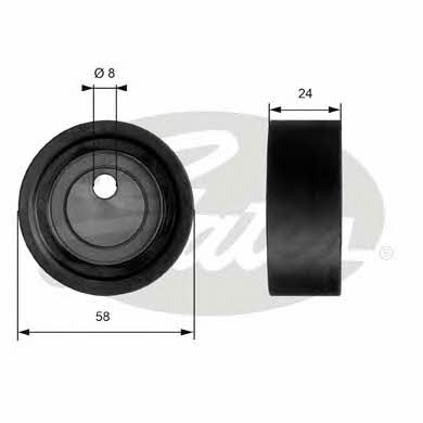 Gates T41064 Ролик ремня ГРМ T41064: Отличная цена - Купить в Польше на 2407.PL!