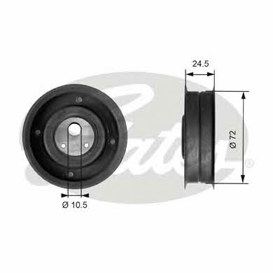 Gates T41079 Tensioner pulley, timing belt T41079: Buy near me in Poland at 2407.PL - Good price!