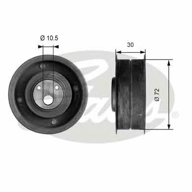 Gates T41080 Tensioner pulley, timing belt T41080: Buy near me in Poland at 2407.PL - Good price!