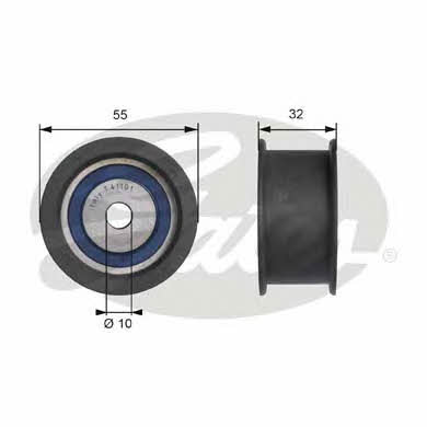 Gates T41101 Tensioner pulley, timing belt T41101: Buy near me in Poland at 2407.PL - Good price!