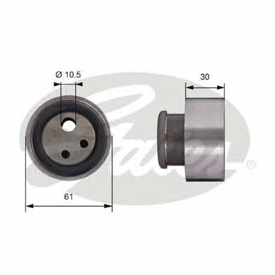 Gates T41118 Tensioner pulley, timing belt T41118: Buy near me in Poland at 2407.PL - Good price!