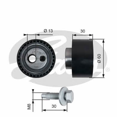 Gates T41140 Tensioner pulley, timing belt T41140: Buy near me in Poland at 2407.PL - Good price!