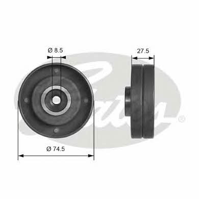 Gates T41174 Tensioner pulley, timing belt T41174: Buy near me at 2407.PL in Poland at an Affordable price!