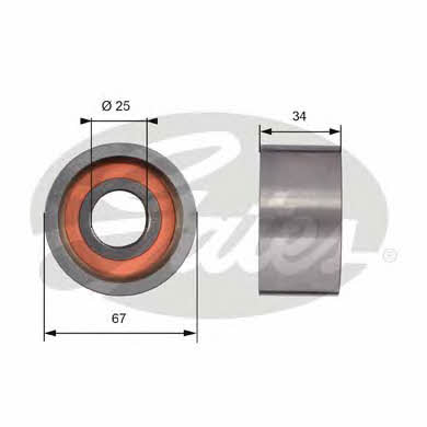 Gates T41178 Tensioner pulley, timing belt T41178: Buy near me in Poland at 2407.PL - Good price!