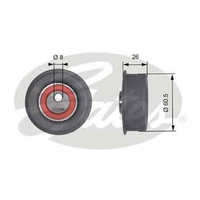 Gates T41253 Tensioner pulley, timing belt T41253: Buy near me in Poland at 2407.PL - Good price!