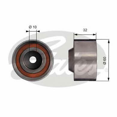 Gates T42017 Tensioner pulley, timing belt T42017: Buy near me in Poland at 2407.PL - Good price!