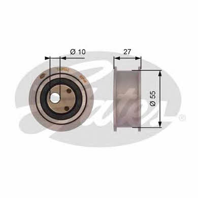 Gates T42042 Tensioner pulley, timing belt T42042: Buy near me in Poland at 2407.PL - Good price!