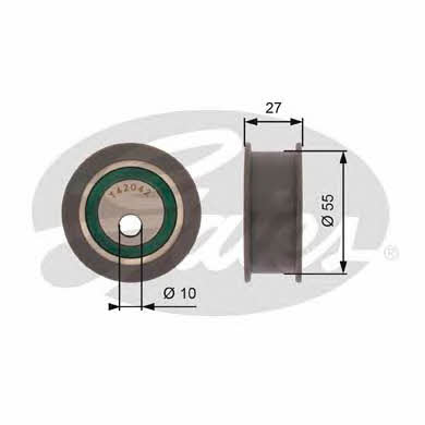 Gates T42042A Tensioner pulley, timing belt T42042A: Buy near me at 2407.PL in Poland at an Affordable price!