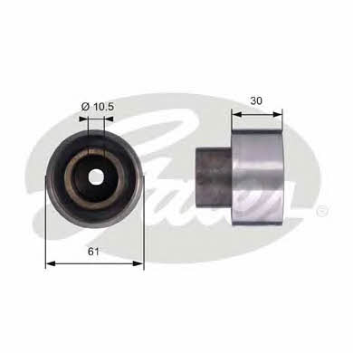 Gates T42053 Tensioner pulley, timing belt T42053: Buy near me in Poland at 2407.PL - Good price!