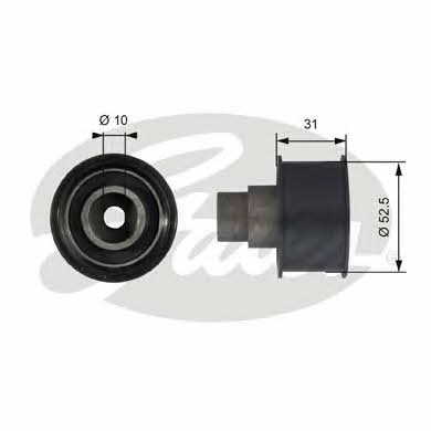 Gates T42080 Tensioner pulley, timing belt T42080: Buy near me in Poland at 2407.PL - Good price!
