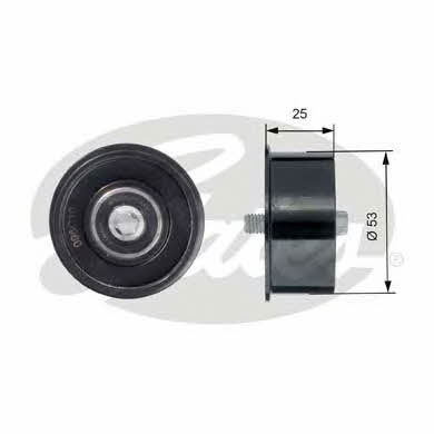 Gates Tensioner pulley, timing belt – price 57 PLN