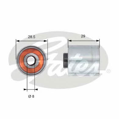 Gates T42148 Tensioner pulley, timing belt T42148: Buy near me in Poland at 2407.PL - Good price!