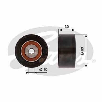 Gates T42162 Tensioner pulley, timing belt T42162: Buy near me in Poland at 2407.PL - Good price!