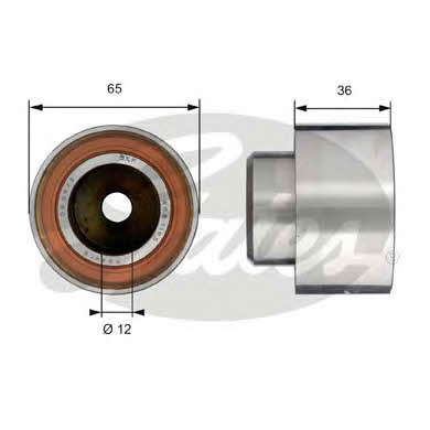 Gates T42184 Tensioner pulley, timing belt T42184: Buy near me in Poland at 2407.PL - Good price!