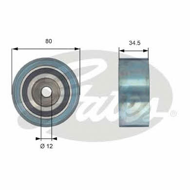 Gates Timing belt tensioner pulley – price 135 PLN