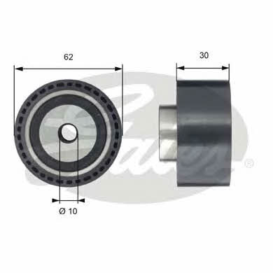 Gates T42198 Tensioner pulley, timing belt T42198: Buy near me in Poland at 2407.PL - Good price!