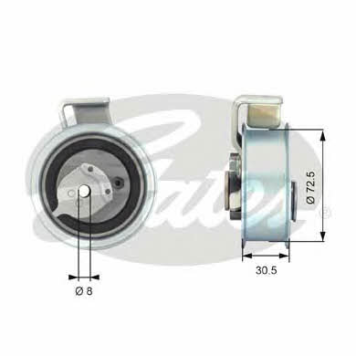 Gates T43018 Tensioner pulley, timing belt T43018: Buy near me in Poland at 2407.PL - Good price!
