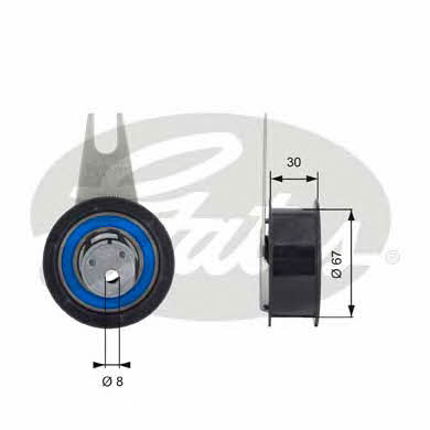 Gates T43041 Tensioner pulley, timing belt T43041: Buy near me in Poland at 2407.PL - Good price!