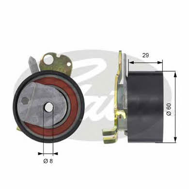 Gates T43051 Rolka paska rozrządu T43051: Dobra cena w Polsce na 2407.PL - Kup Teraz!