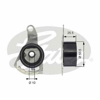 Gates T43056 Tensioner pulley, timing belt T43056: Buy near me in Poland at 2407.PL - Good price!