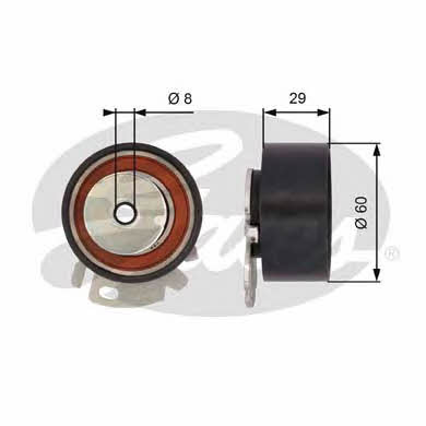 Gates T43068 Rolka paska rozrządu T43068: Dobra cena w Polsce na 2407.PL - Kup Teraz!