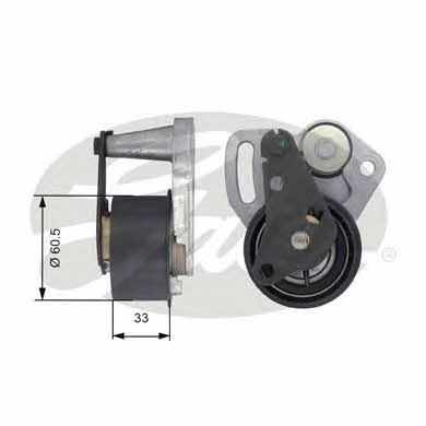 Gates T43107 Tensioner pulley, timing belt T43107: Buy near me in Poland at 2407.PL - Good price!