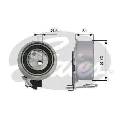 Gates T43135 Spannrolle, zahnriemen T43135: Kaufen Sie zu einem guten Preis in Polen bei 2407.PL!