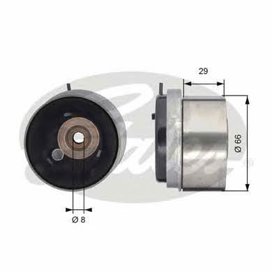 Gates T43143 Tensioner pulley, timing belt T43143: Buy near me in Poland at 2407.PL - Good price!