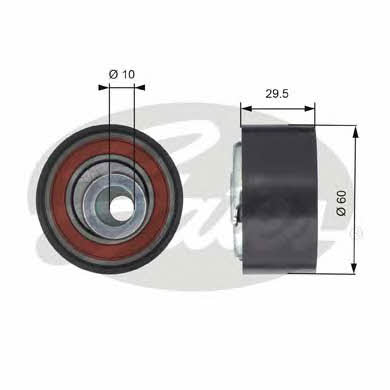 Gates T43147 Tensioner pulley, timing belt T43147: Buy near me in Poland at 2407.PL - Good price!