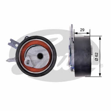 Gates T43218 Tensioner pulley, timing belt T43218: Buy near me in Poland at 2407.PL - Good price!