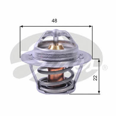 Gates TH00391G1 Thermostat, coolant TH00391G1: Buy near me in Poland at 2407.PL - Good price!