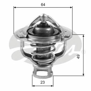 Gates TH04082 Thermostat, coolant TH04082: Buy near me in Poland at 2407.PL - Good price!