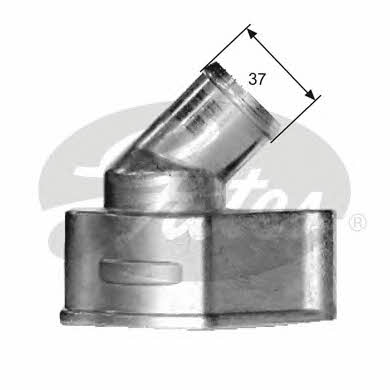 Gates TH15087G1 Thermostat, coolant TH15087G1: Buy near me in Poland at 2407.PL - Good price!